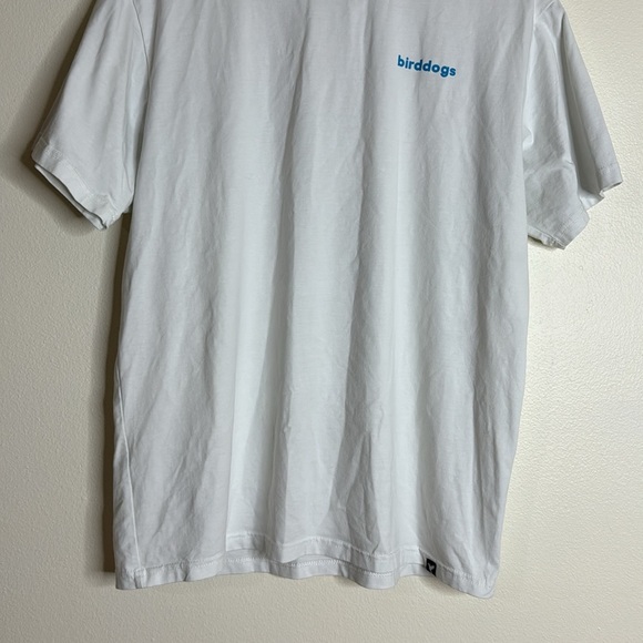 Birddogs white short sleeve tshirt with bird graphic on back size large - Picture 3 of 8